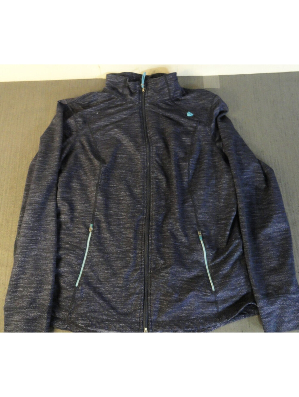EUC TANGERINE LONG SLEEVE FULL ZIP LIGHTWEIGHT BLUE JACKET WOMEN'S XX-LARGE